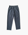 Men's Cropped Drawstring Trousers with Straight Legs - Navy