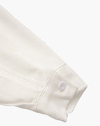Men's Fine-Stripe Button Shirt with a Chest Pocket - White