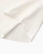 Men's Plain Button-Through Shirt with Pointed Collar - White