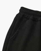 Men's Short-Sleeved Polo and Straight Trouser Set - Black