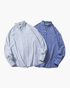 Men's Vertical-Stripe Shirt with a Single Chest Pocket - shared